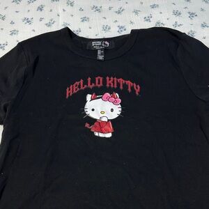 Hello Kitty Black and Red Kids Tee